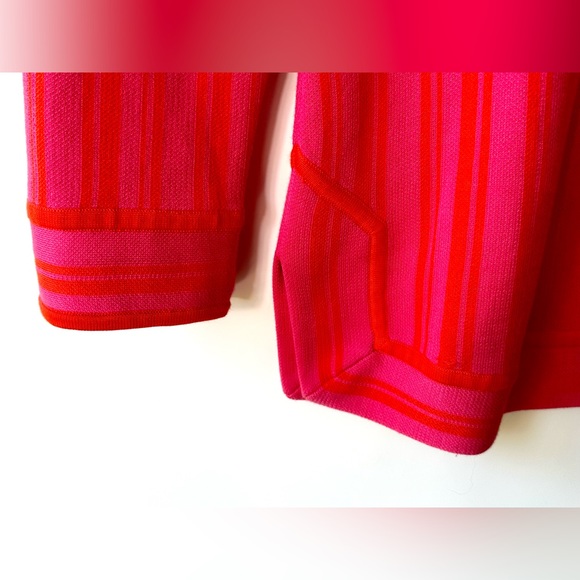 EUC Tory Burch Gina Tunic, Poppy Red Jersey Cotton (Pink and Orange), size S - Picture 5 of 10